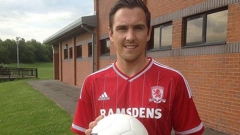 Middlesbrough's new singing Stewart Downing