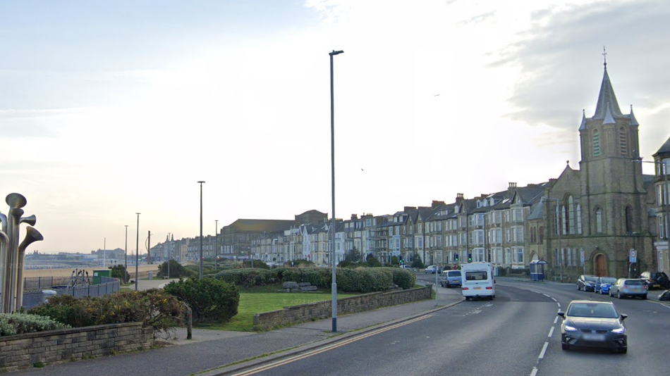 Marine Road West in Morecambe