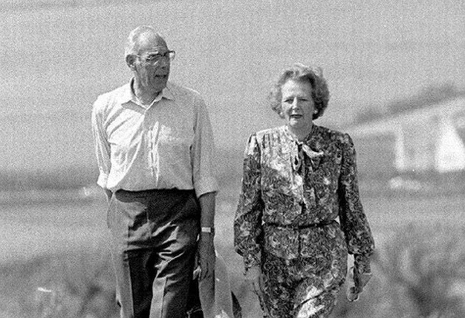 Margaret and Dennis Thatcher