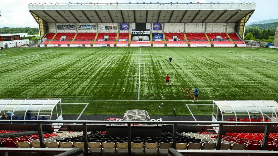 Hamilton Accies are playing at Broadwood Stadium this season