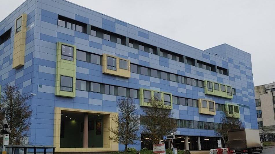 A general view of the Oxford Children's Hospital on a cloudy day