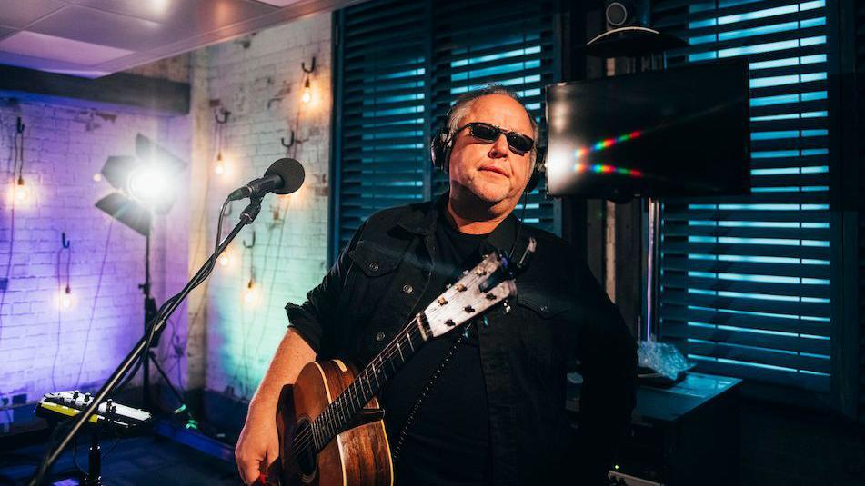 Black Francis of Pixies plays in the live hub of BBC 6 Music in 2019