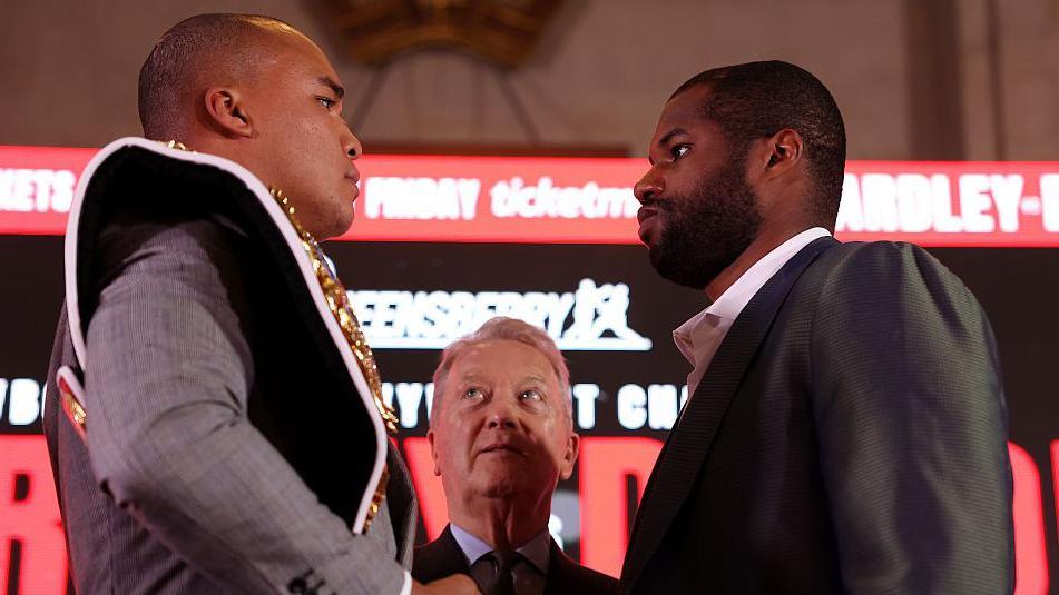 Fabio Wardley faces off with Daniel Dubois
