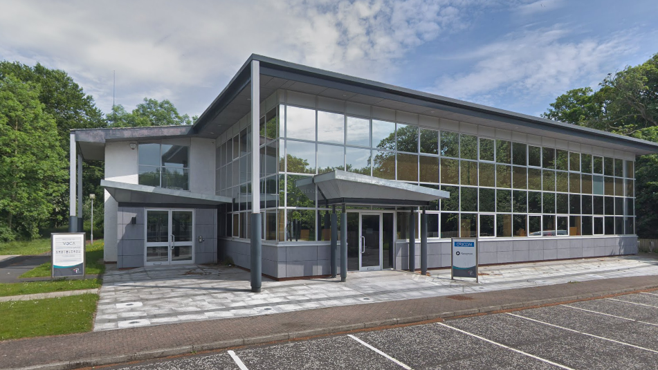A general view of Oricom Ltd in Irvine.