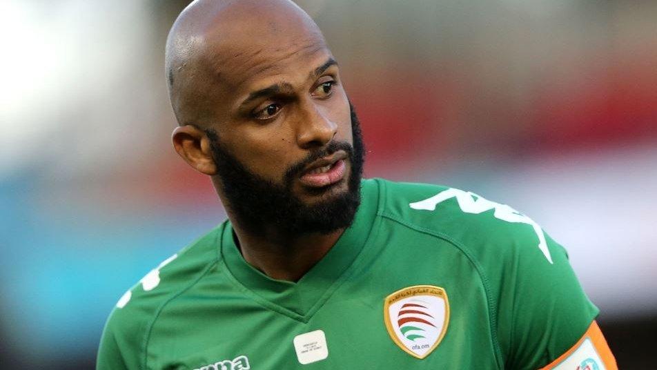 Ali Al Habsi in action for Oman