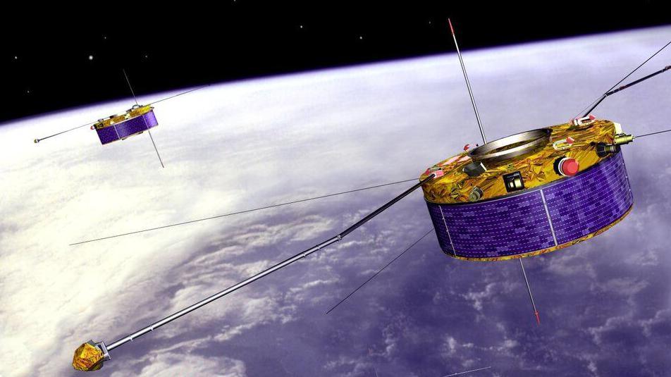 Satellites in space