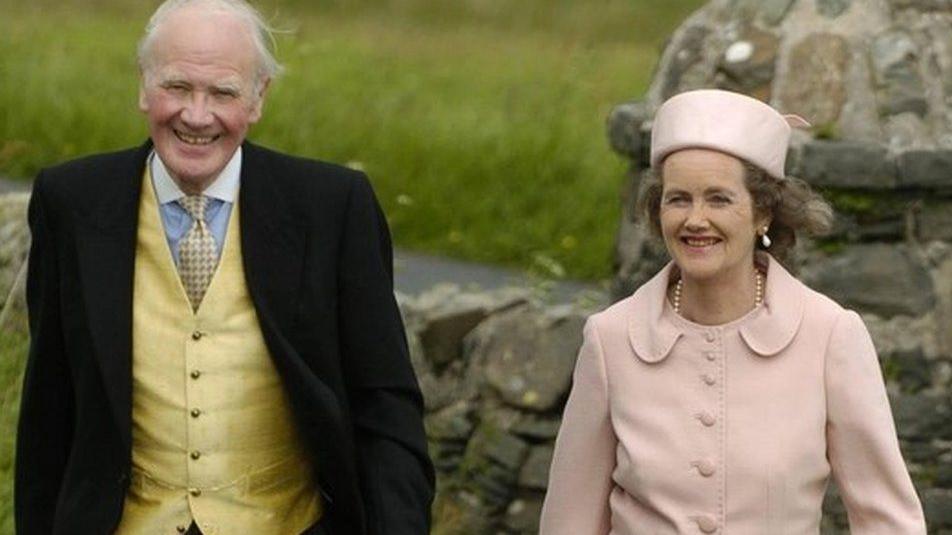 Lord and Lady Campbell in morning dress