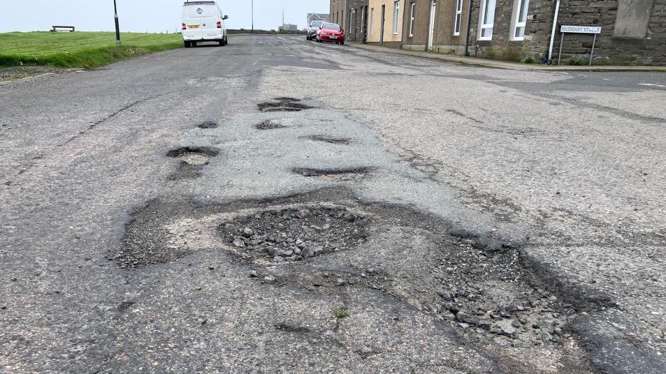 Potholes in Wick