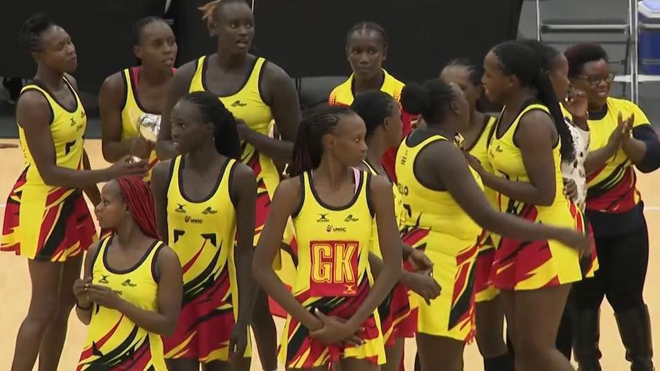 Uganda celebrate in Glasgow
