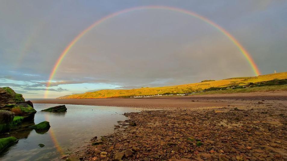 Rainbow at Cockburnspath