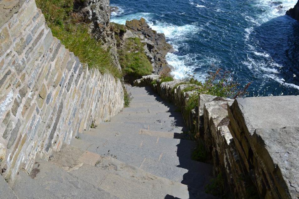 Whaligoe Steps on Caithness coast