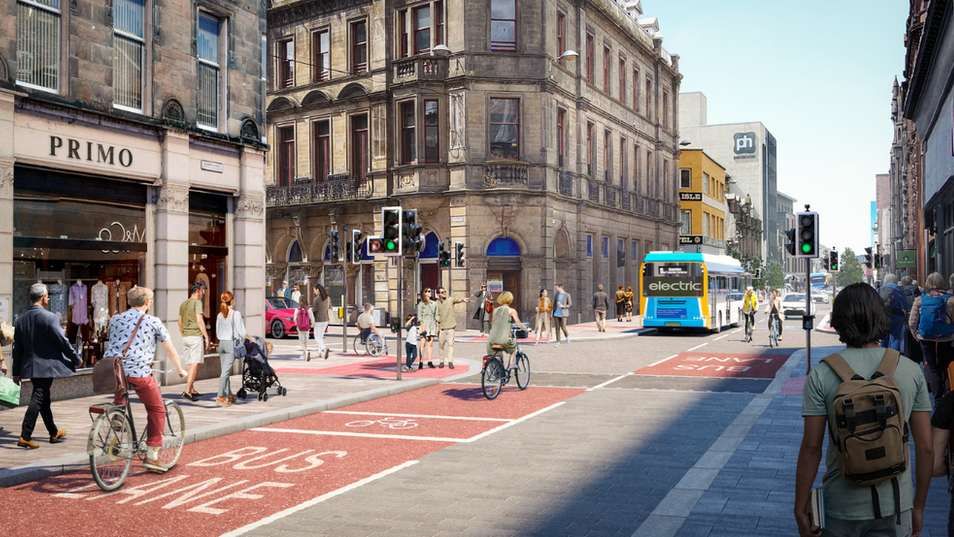 Artist's impression of Academy Street