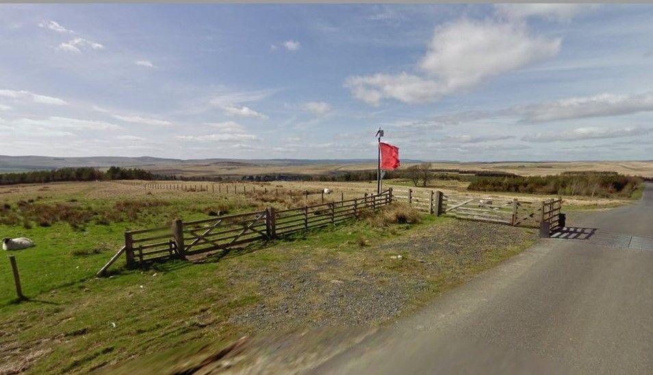 Red flag near Otterburn training camp