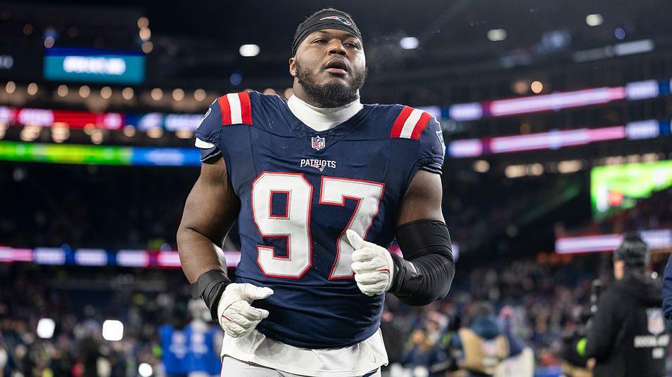New England Patriots defensive tackle Milton Williams ahead of a game in the NFL