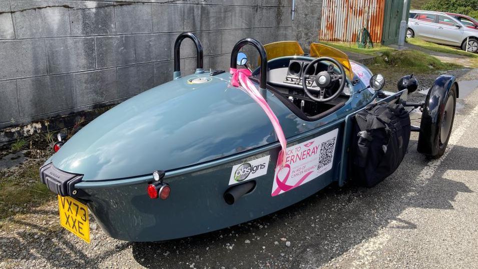 Morgan Super 3 three-wheeler in Berneray