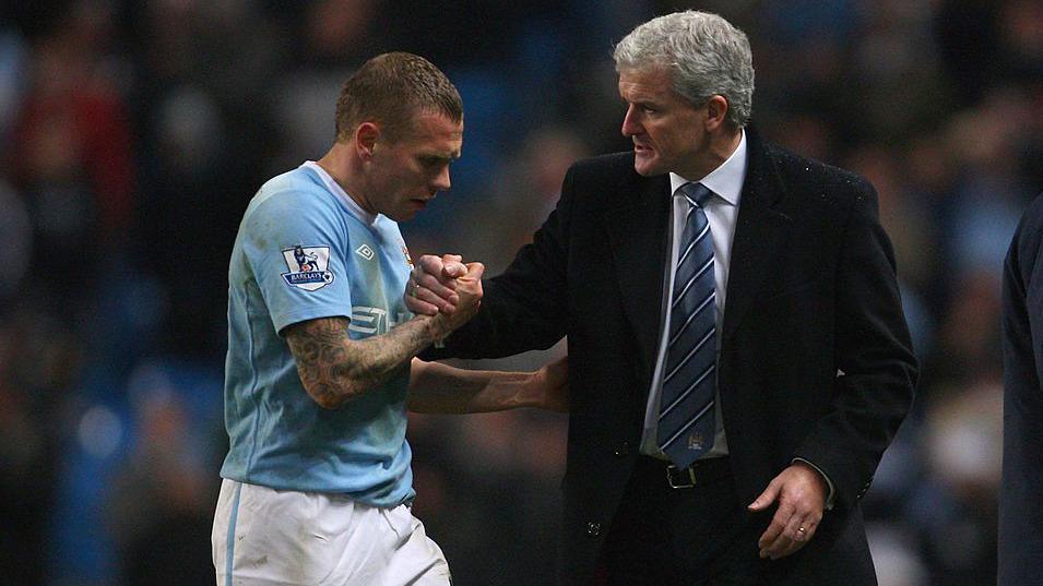 Craig Bellamy a Mark Hughes