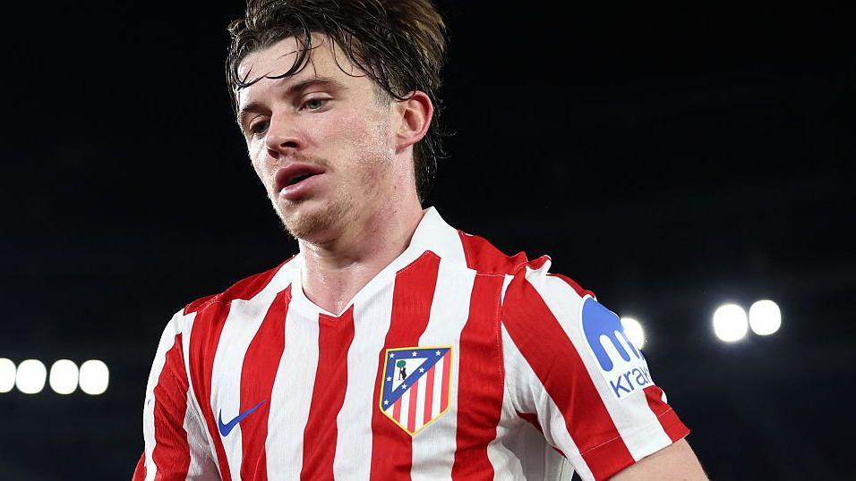 Conor Gallagher playing for Atletico Madrid
