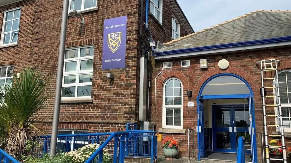 Ballakermeen High School entrance