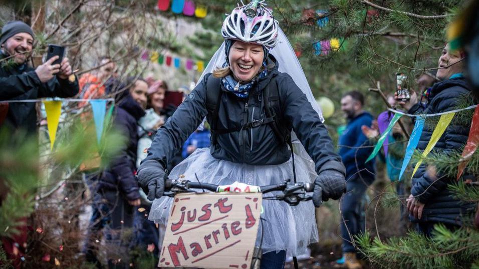 Bride at Strathpuffer