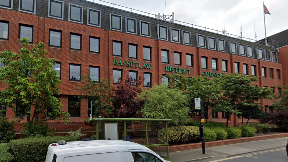 Bassetlaw District Council main offices at Queen's Buildings, Potter Street, Worksop, Nottinghamshire