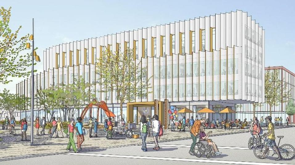 Artist impression of the new university campus