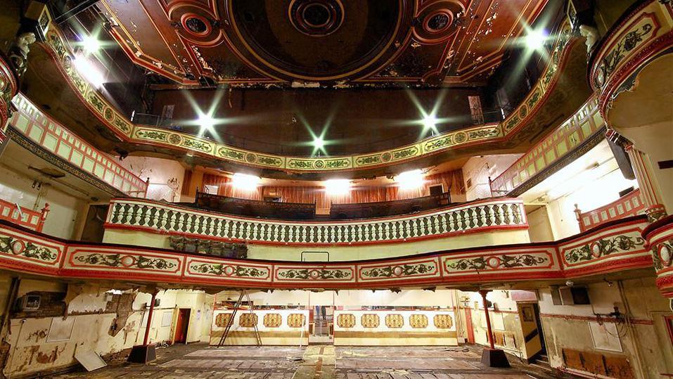 The inside of Salford's Victoria Theatre