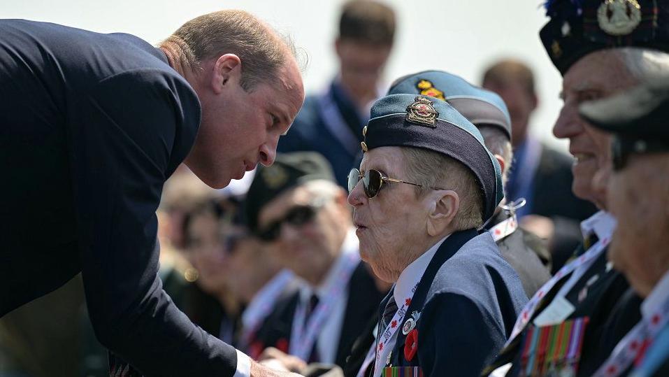 Prince William meeting veterans