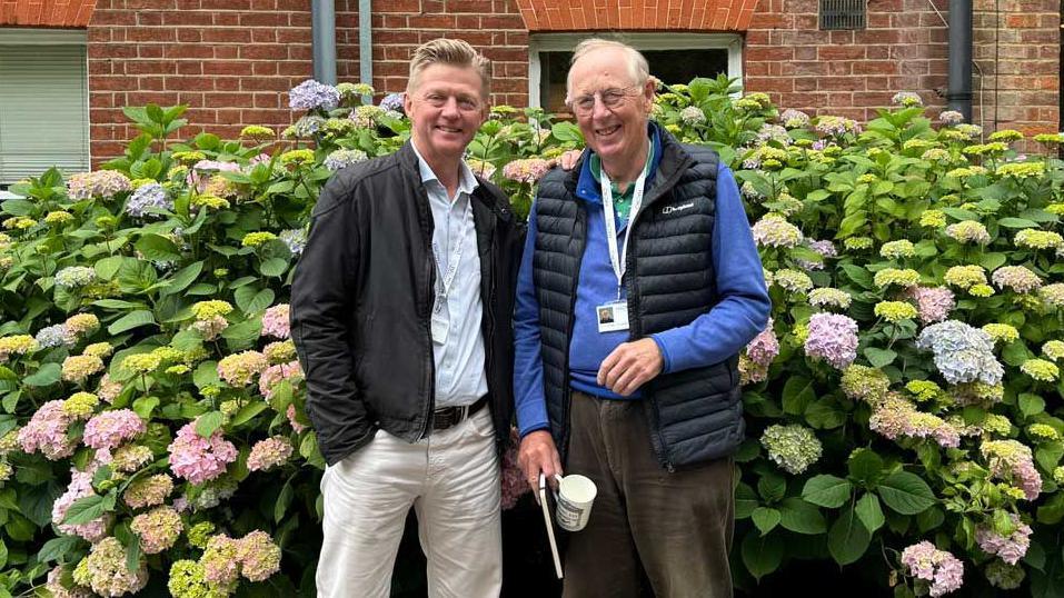 HACRO Chief executive officer, Matt Cannon (left)  and Trustee Chris Hale (right)