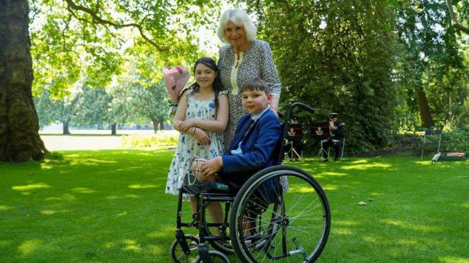 Tony Hudgell attended a private gathering with Queen Camilla and Lyla O'Donovan, a brain tumour patient