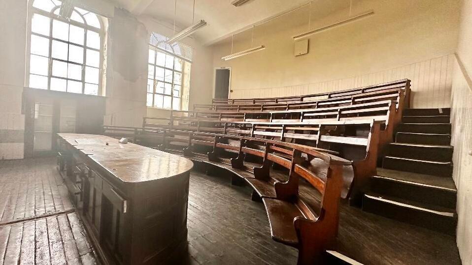 The interior of the former Bradford Technical College