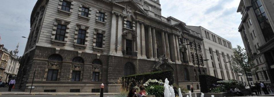 London's Central Criminal Court, also known as the Old Bailey