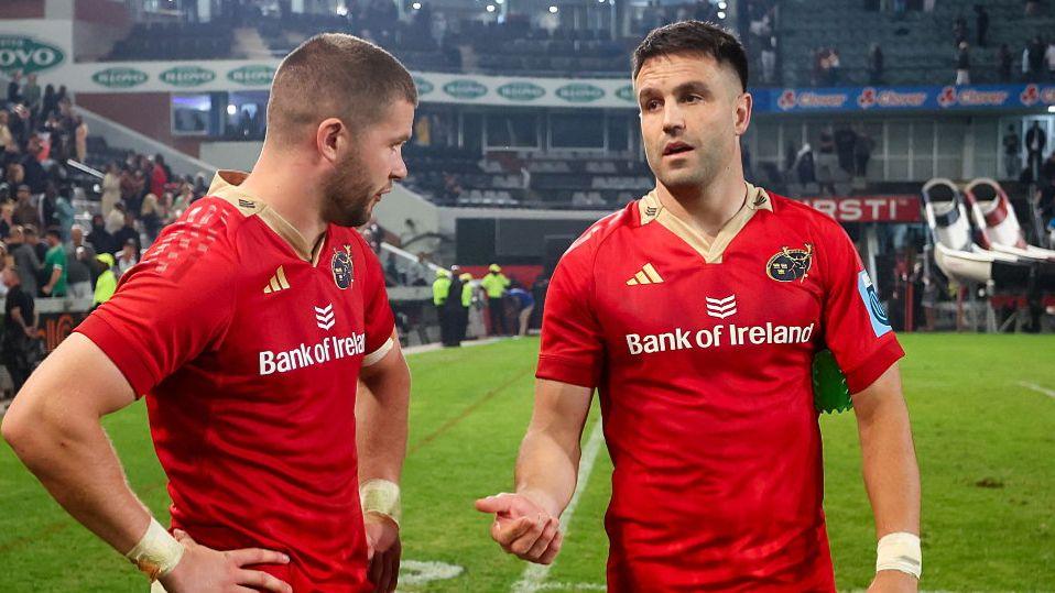 Diarmuid Kilgallen and Conor Murray of Munster