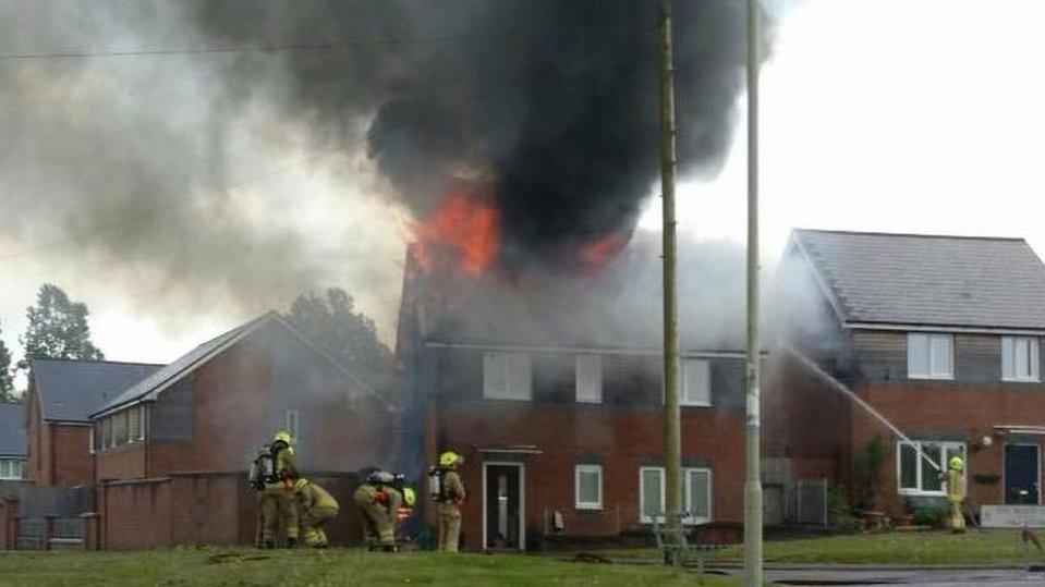 Hirwaun house fire