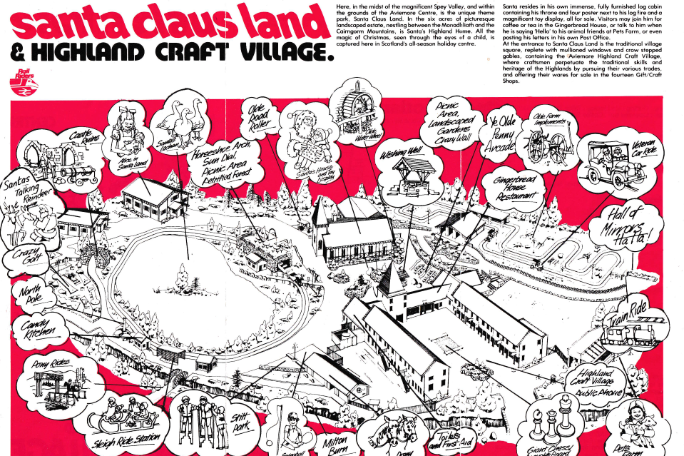 Leaflet for Santa Claus Land