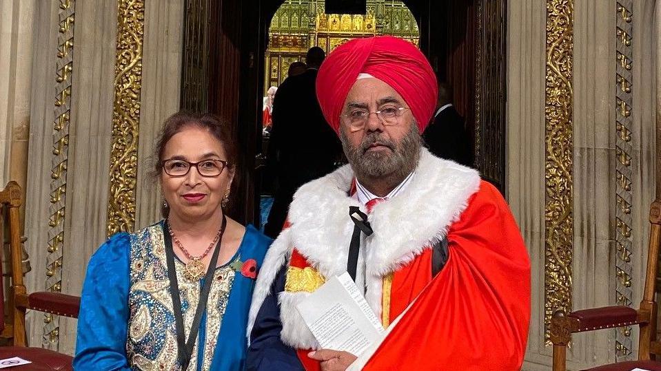 Lord and Lady Sahota in Westminster