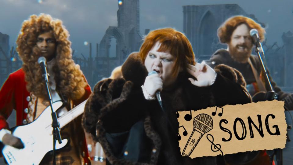 Three English Kings are rocking out