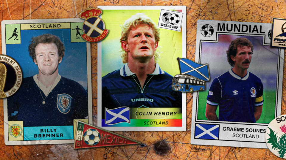 Billy Bremner, Colin Hendry, and Graeme Souness