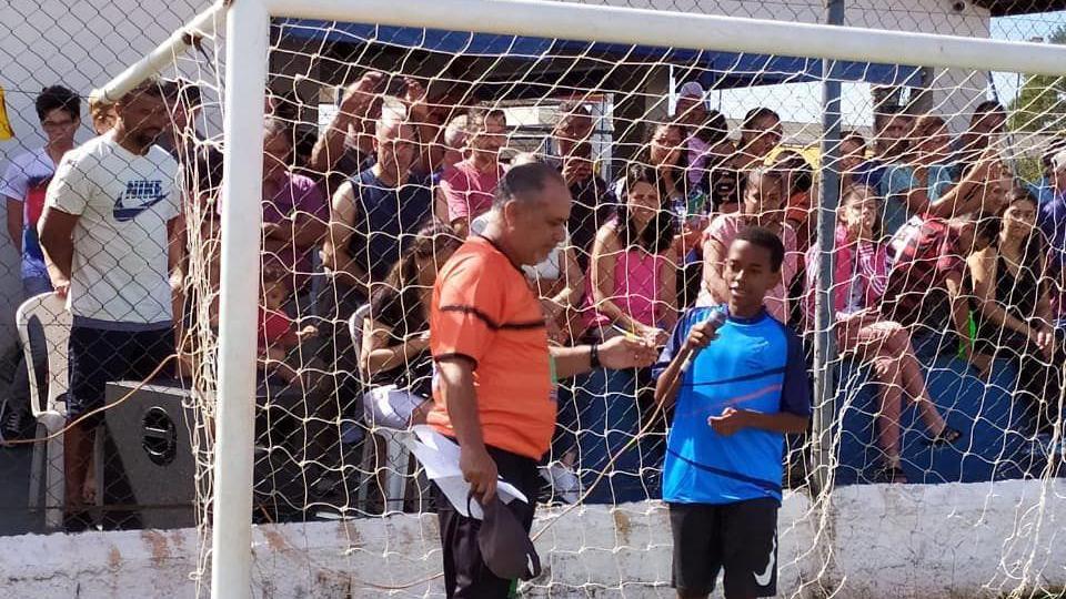 Estevao speaking after a game