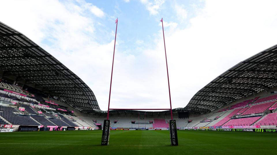 A general view of Stade Jean-Bouin before a Stade Francais game