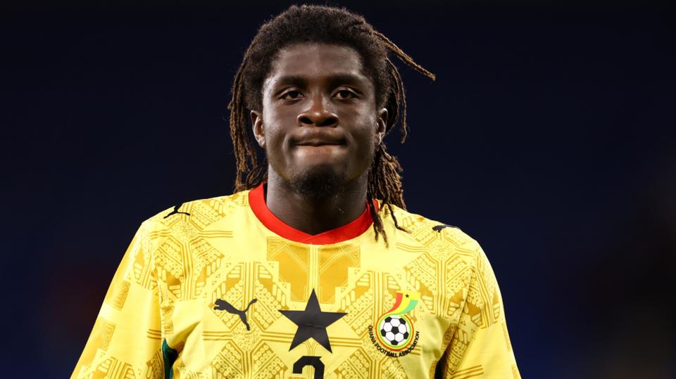 Caleb Yirenkyi in action for Ghana
