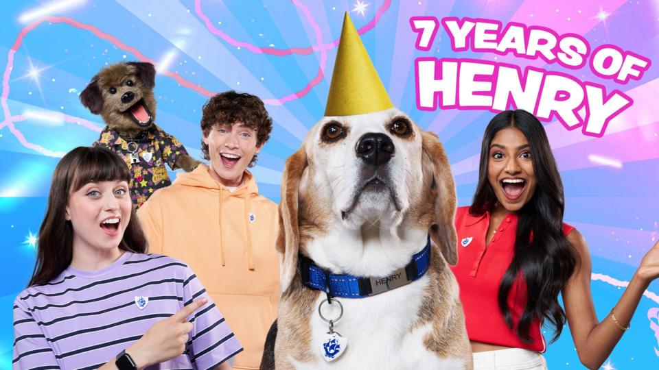 Henry's 7th Anniversary on Blue Peter.