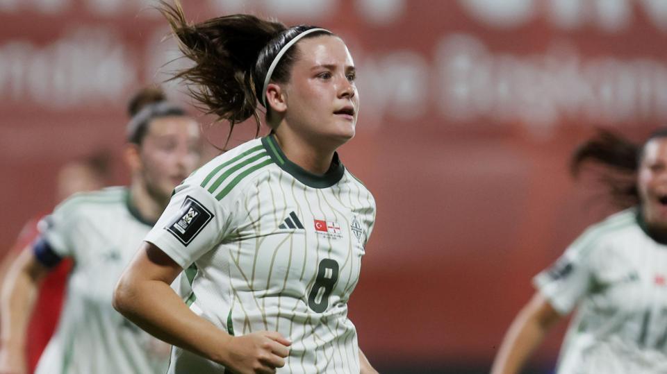 Goalscorer Megan Bell