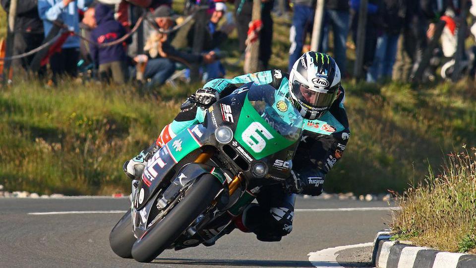 Isle of Man TT wins record holder Michael Dunlop 