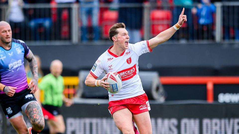 Jack Broadbent celebrates