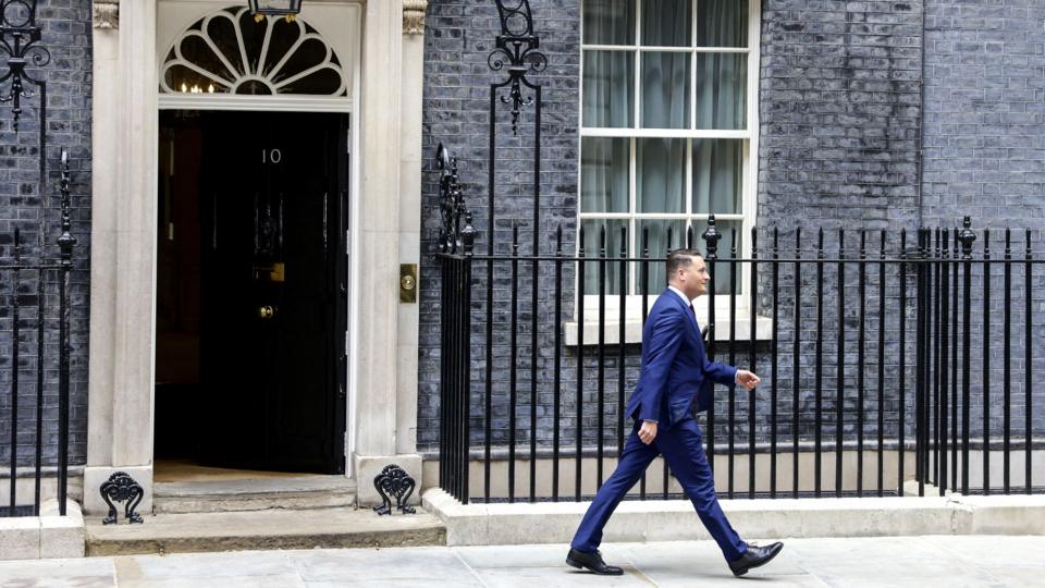 Wes Streeting leaves No 10 Downing Street on 13 May 2026