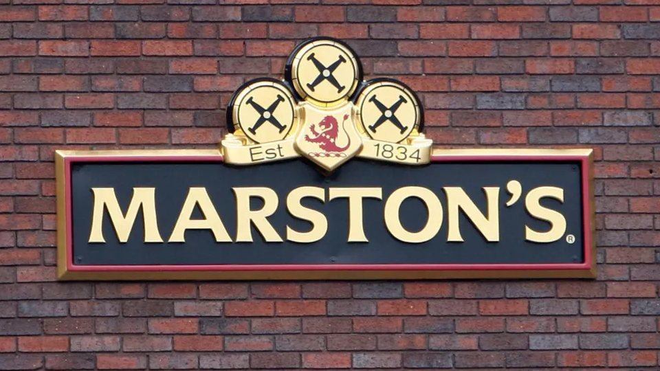 Marstons sign on a wall