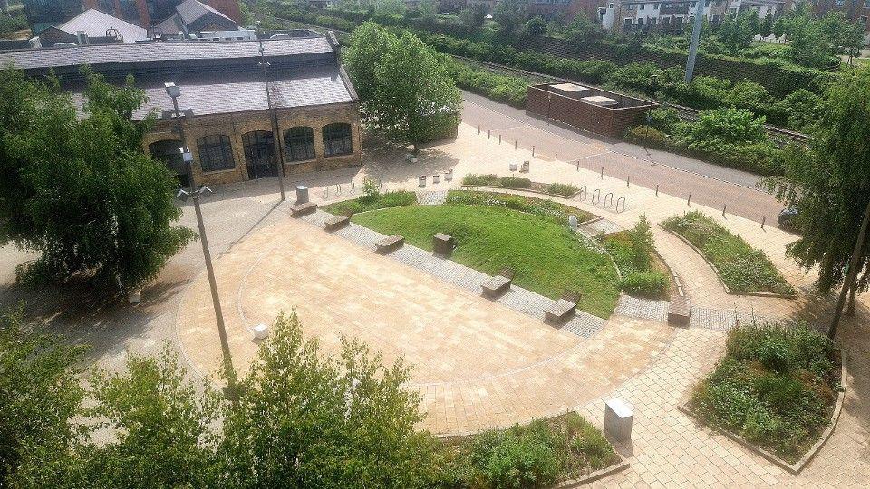 Image of the square to be renamed taken from above