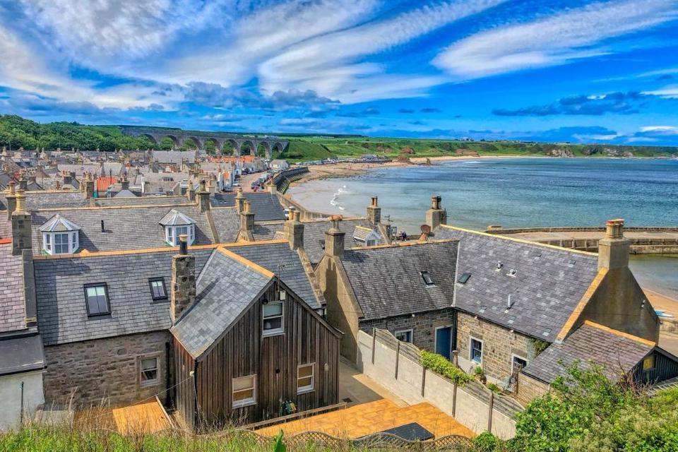 A view of Cullen on the Moray Firth coast