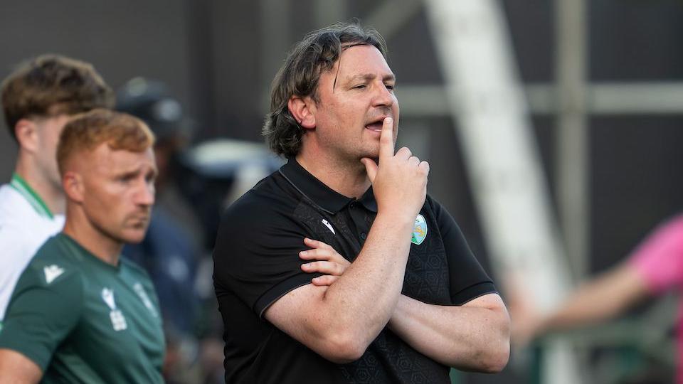 The New Saints boss Craig Harrison