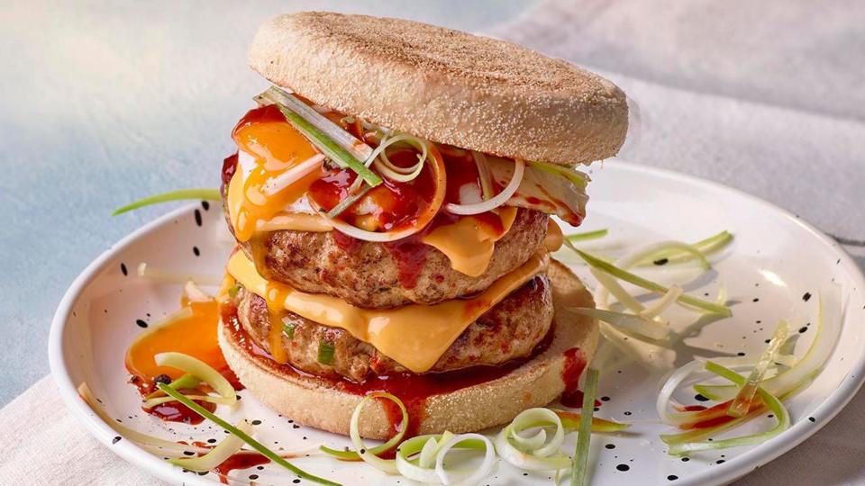Korean-inspired sausage and egg muffins